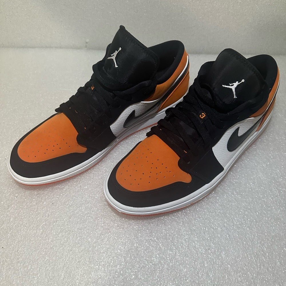Air Jordan Low Black Orange Sneakers